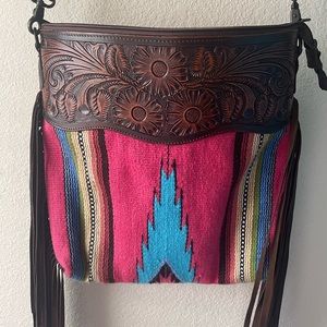 American Darling Saddle Blanket Crossbody Purse (Concealed Carry)